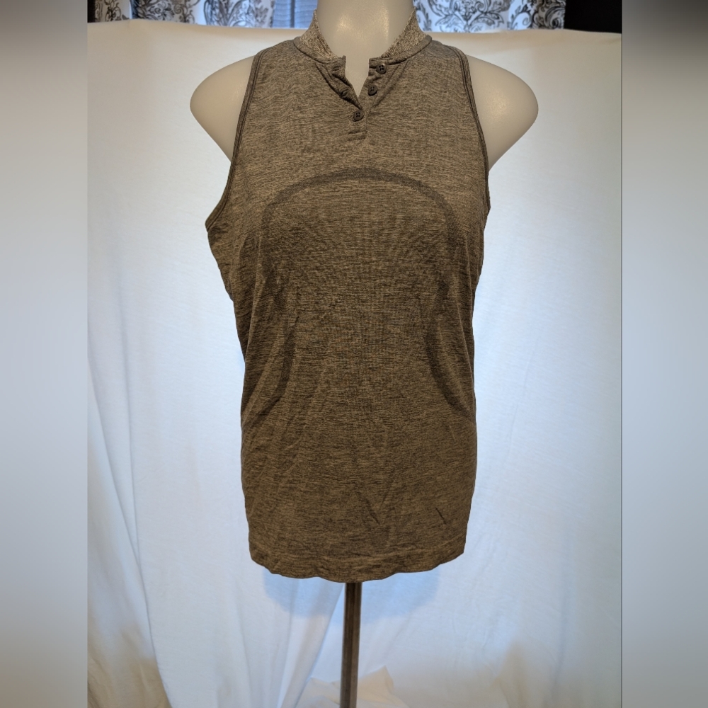 Women's Sleeveless Brown Top